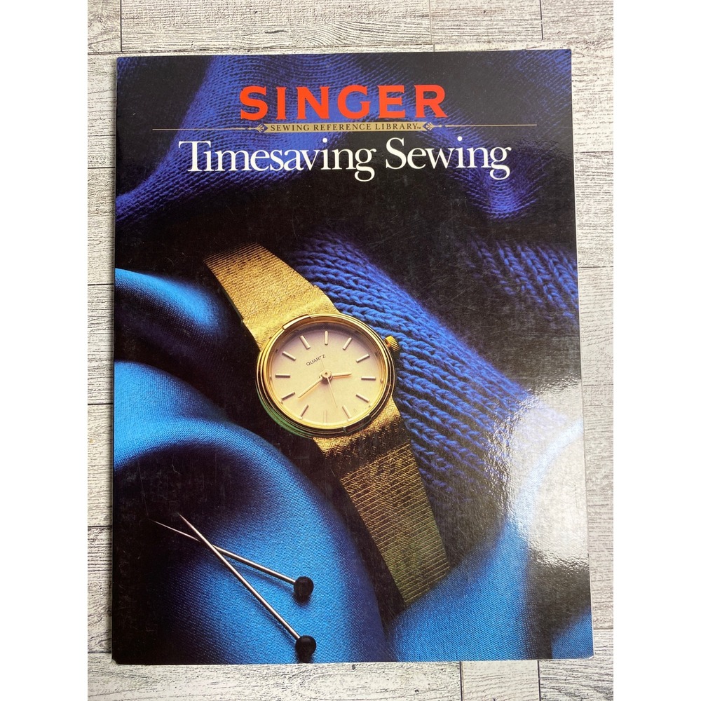 Timesaving Sewing Singer Sewing Reference Library 1987 Softcover Crafting Book
